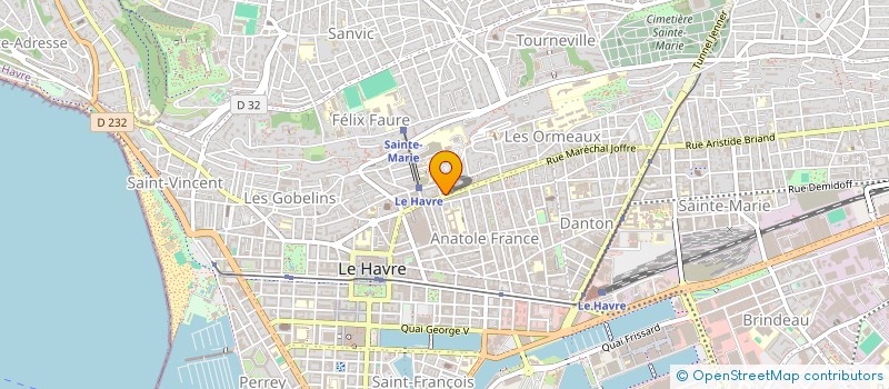 localisation de l'entreprise KC LE HAVRE CENTRE à LE HAVRE