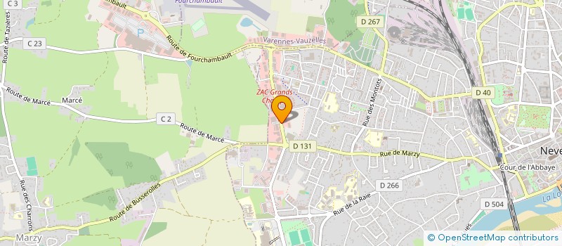 localisation de l'entreprise KC NEVERS à NEVERS