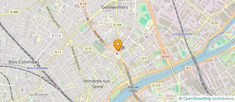 localisation de l'entreprise KC RENOVATION à ASNIERES-SUR-SEINE