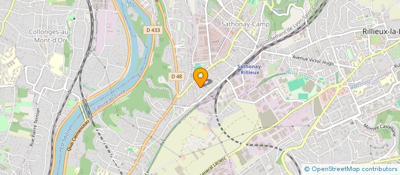 localisation de l'entreprise KC SARL  SATHONAY-CAMP