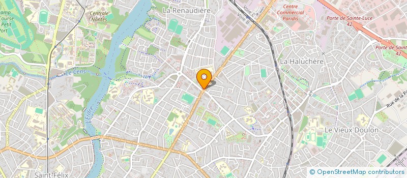 localisation de l'entreprise KC VERNE à NANTES