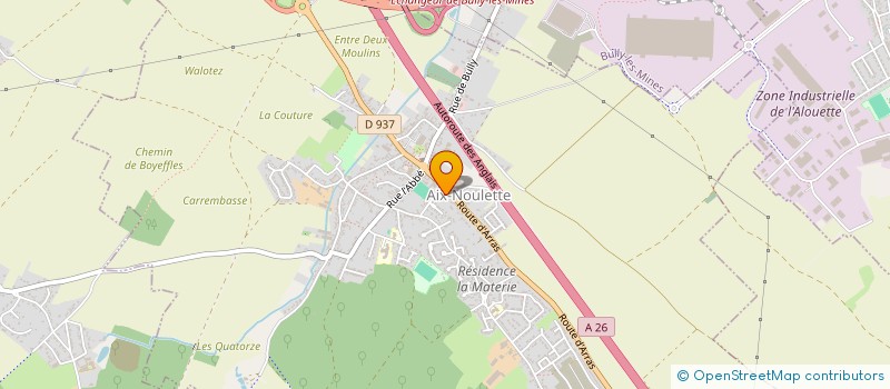 localisation de l'entreprise KCA  AIX-NOULETTE