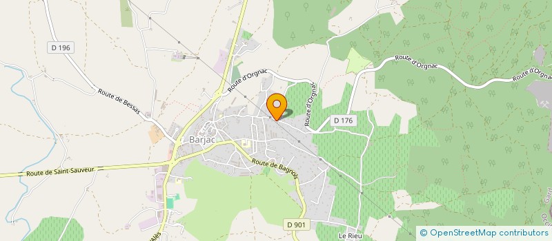 localisation de l'entreprise KCADO à BARJAC