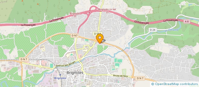 localisation de l'entreprise KCBR  BRIGNOLES