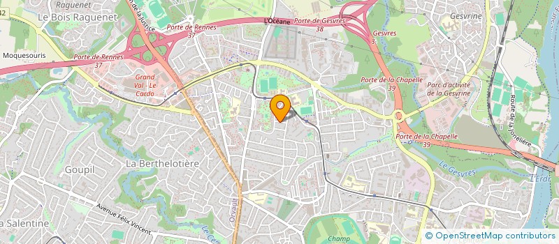 localisation de l'entreprise KCC à NANTES