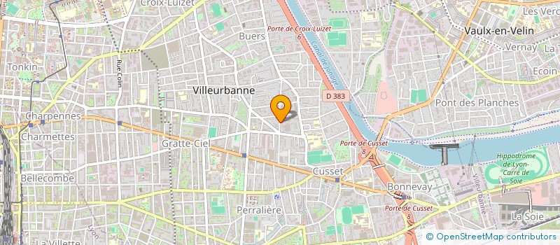 localisation de l'entreprise KCD à VILLEURBANNE
