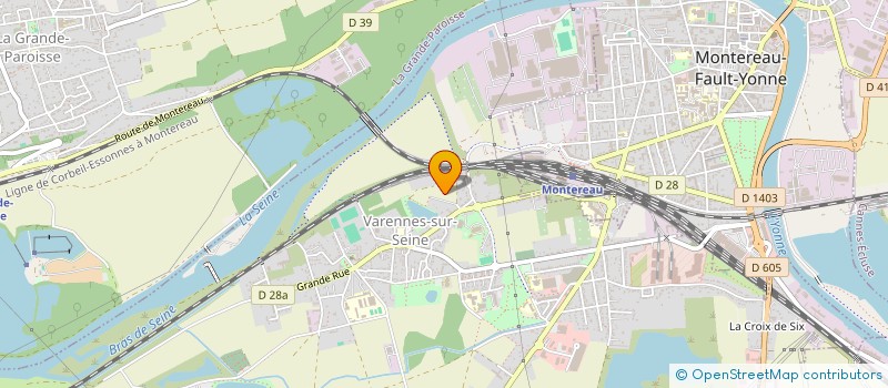 localisation de l'entreprise KCD  VARENNES-SUR-SEINE