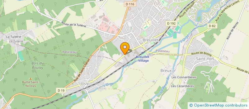 localisation de l'entreprise KCD FLAM à BREUILLET