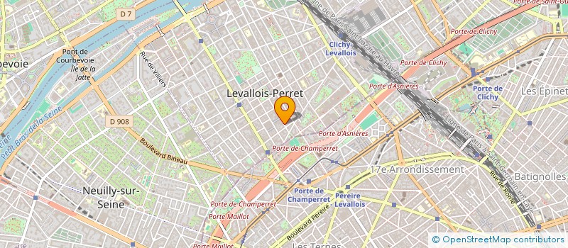 localisation de l'entreprise KCE CONSULTANTS à LEVALLOIS-PERRET
