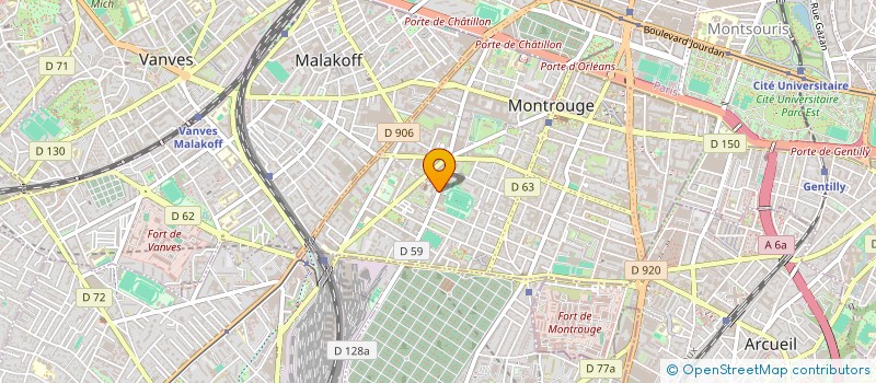 localisation de l'entreprise KCED  MONTROUGE