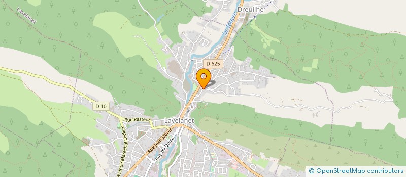 localisation de l'entreprise KCF à LAVELANET
