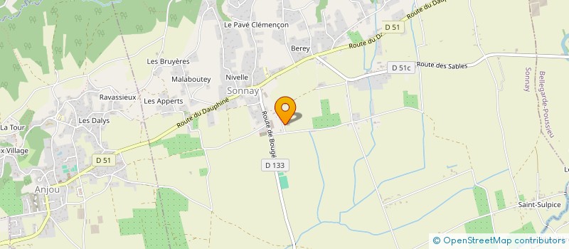 localisation de l'entreprise KCF INVEST  SONNAY