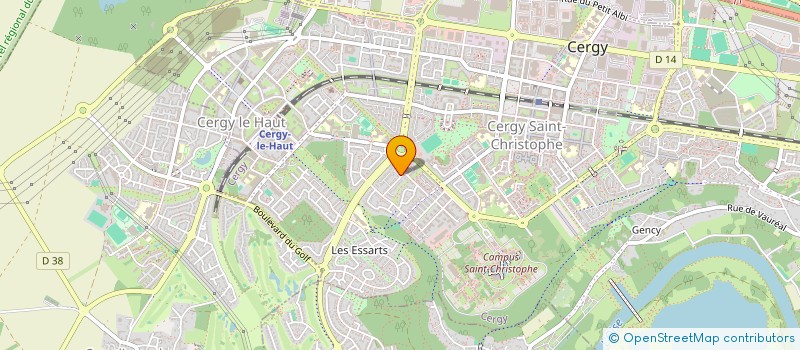 localisation de l'entreprise KCG  CERGY