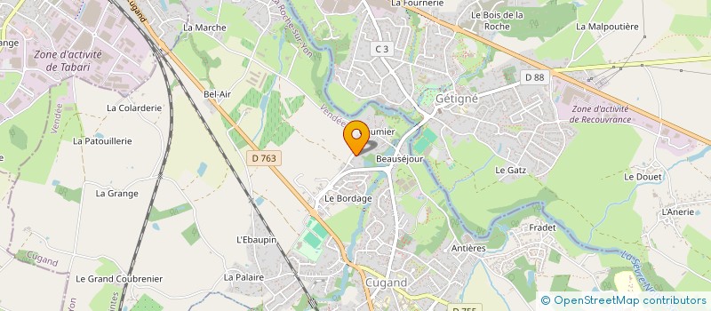 localisation de l'entreprise KCH CORP à CUGAND