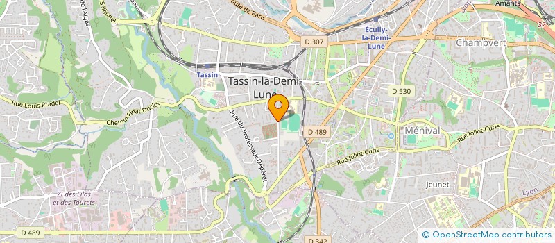 localisation de l'entreprise KCH TRANSPORTS  TASSIN-LA-DEMI-LUNE