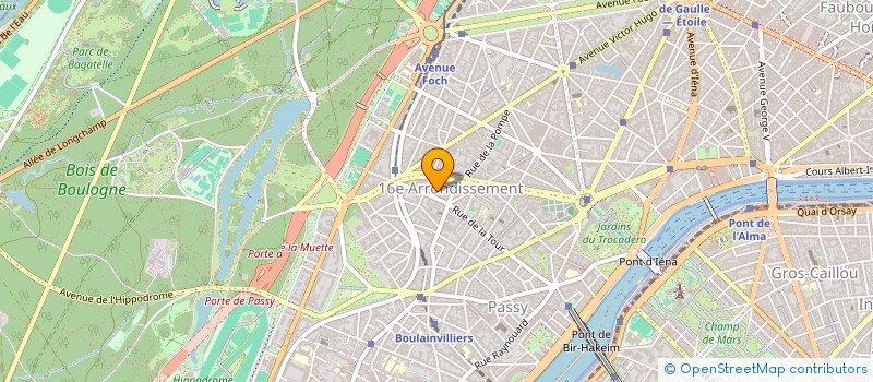 localisation de l'entreprise KCHOUSH  PARIS 16