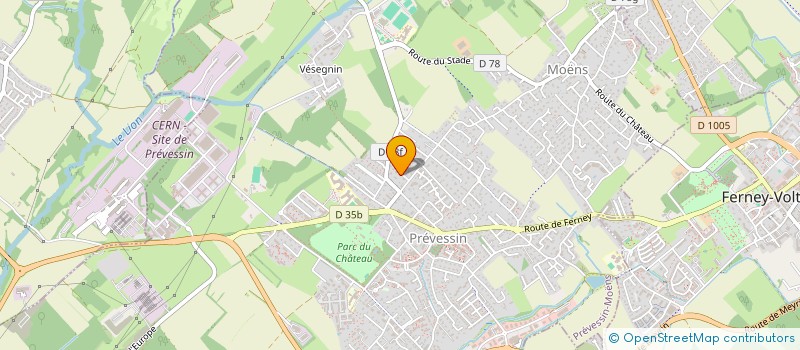 localisation de l'entreprise KCI à PREVESSIN-MOENS