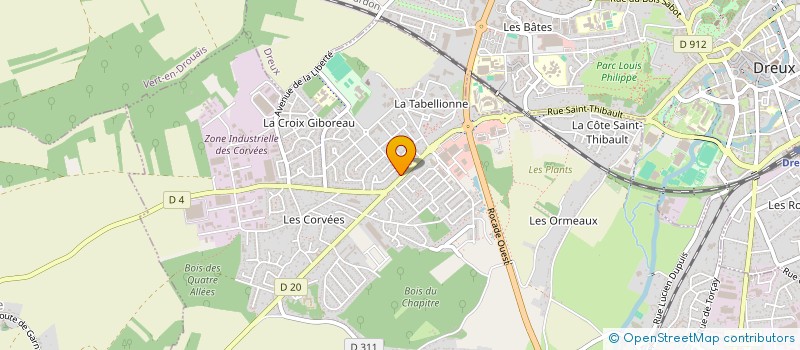 localisation de l'entreprise KCI SECURITE PRIVEE à VERNOUILLET