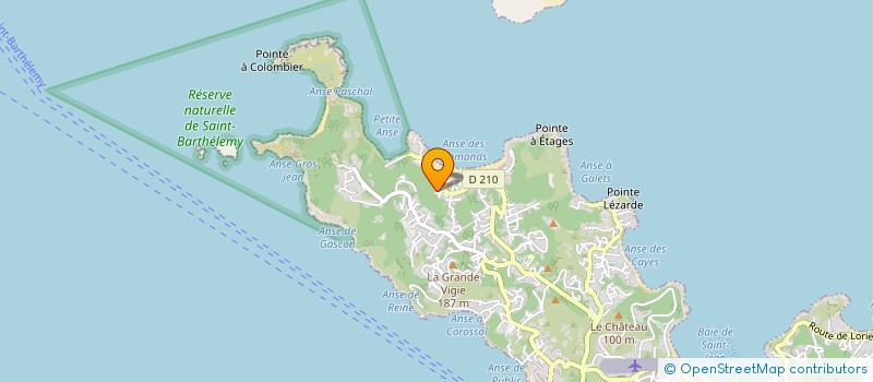 localisation de l'entreprise KCISA à SAINT BARTHELEMY