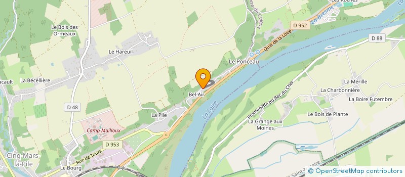 localisation de l'entreprise KCK  CINQ-MARS-LA-PILE