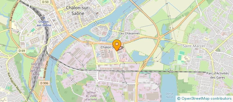 localisation de l'entreprise KCL CONCEPT à CHALON-SUR-SAONE