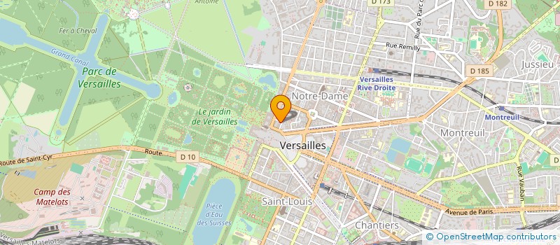 localisation de l'entreprise KCLG à VERSAILLES