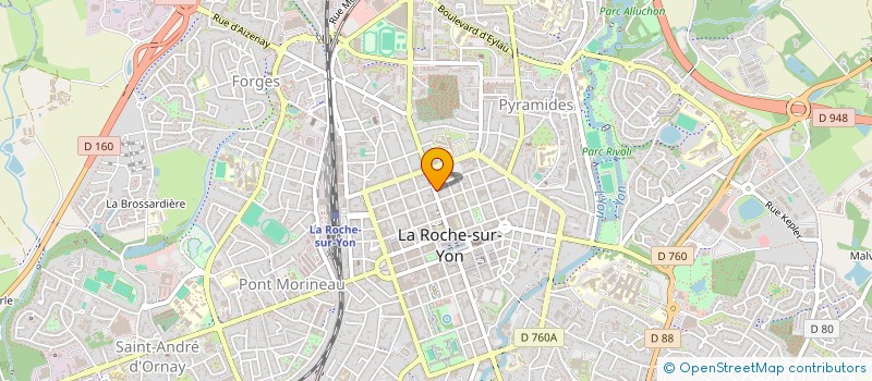 localisation de l'entreprise KCM à LA ROCHE-SUR-YON