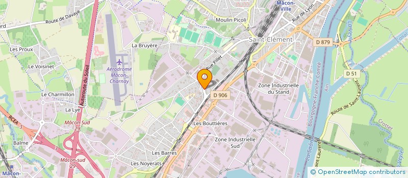 localisation de l'entreprise KCM ELECTRICITE à MACON