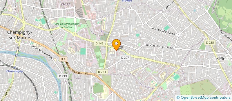 localisation de l'entreprise KCM MODE  CHAMPIGNY-SUR-MARNE