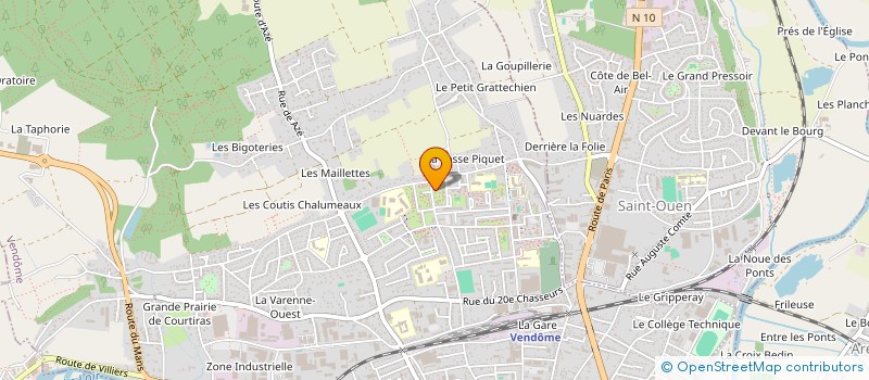 localisation de l'entreprise KCMETAL à VENDOME