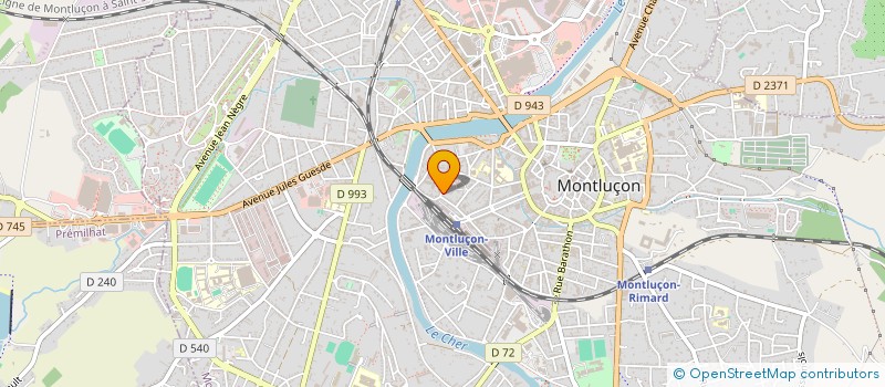 localisation de l'entreprise KCN  MONTLUCON