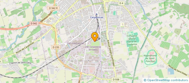 localisation de l'entreprise KCN AUTO à CARPENTRAS