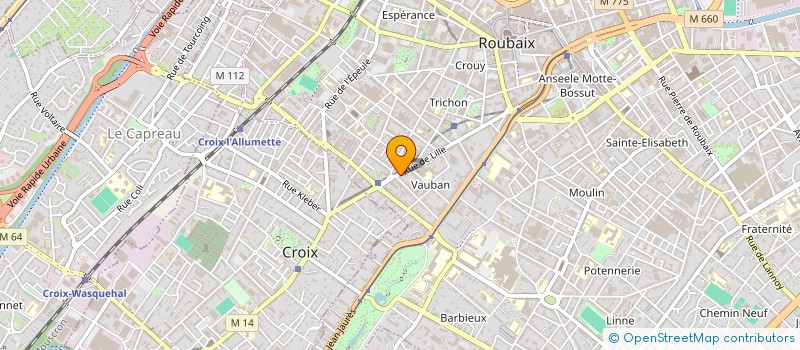 localisation de l'entreprise KCN SYSTEM KEY à ROUBAIX