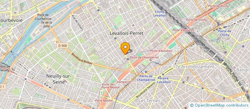 localisation de l'entreprise KCO à LEVALLOIS-PERRET