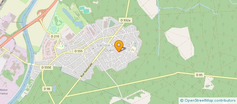 localisation de l'entreprise KCPF IMMO  LACROIX-SAINT-OUEN