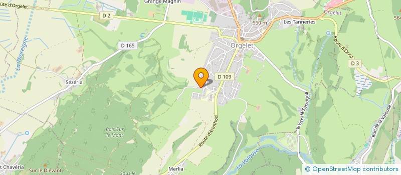 localisation de l'entreprise KCR à ORGELET