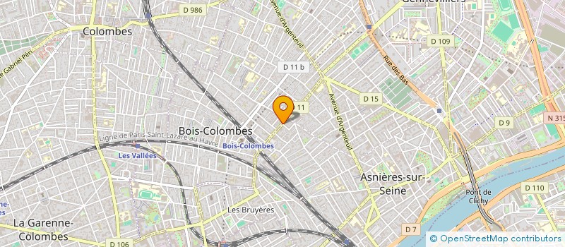 localisation de l'entreprise KCY à BOIS-COLOMBES
