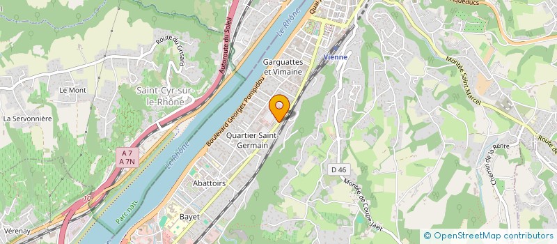 localisation de l'entreprise KCZ ETANCHEITE  VIENNE