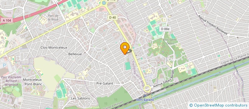 localisation de l'entreprise KD ACTION à VILLEPINTE