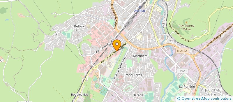 localisation de l'entreprise KD - ALLIANCE à AURILLAC