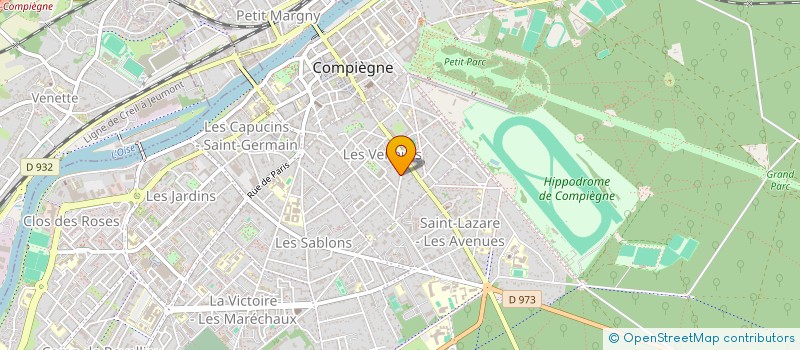 localisation de l'entreprise KD ANTENNES PRO à COMPIEGNE
