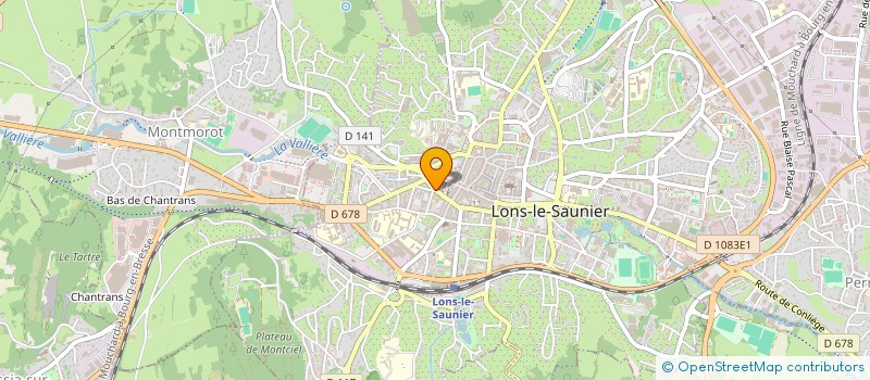 localisation de l'entreprise KD & ASSOCIES à LONS-LE-SAUNIER