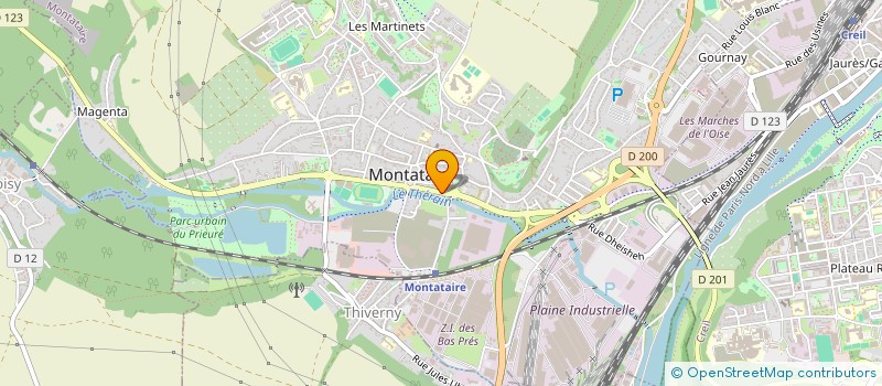 localisation de l'entreprise KD BATIMENT  MONTATAIRE