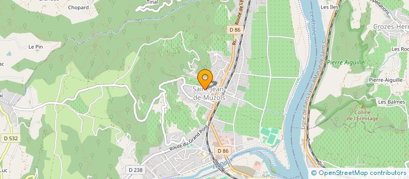 localisation de l'entreprise KD CHAUFFEUR  SAINT-JEAN-DE-MUZOLS