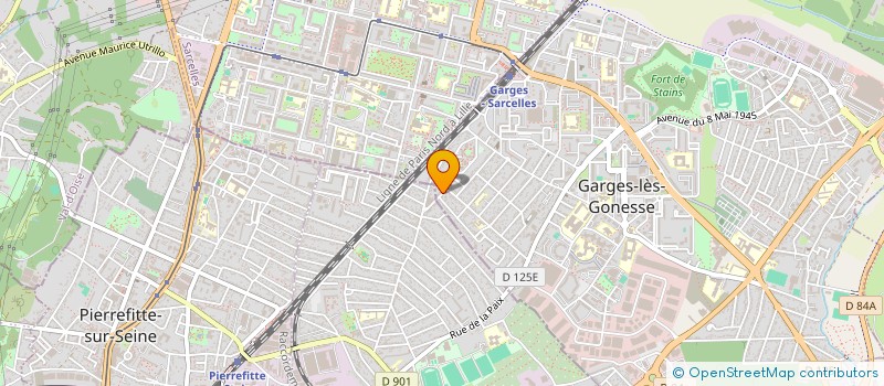 localisation de l'entreprise KD COM  GARGES-LES-GONESSE