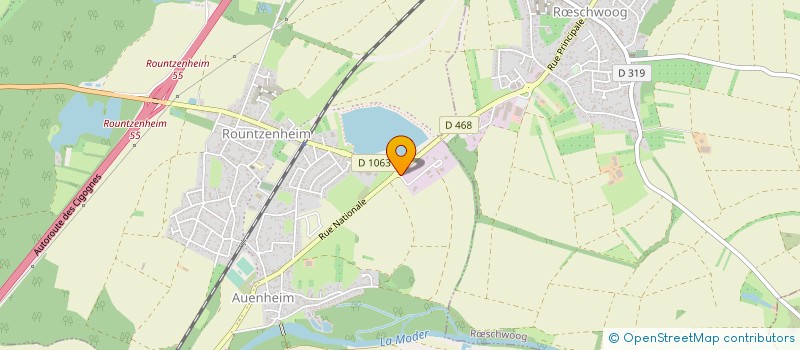 localisation de l'entreprise KD'EAUX  ROUNTZENHEIM-AUENHEIM