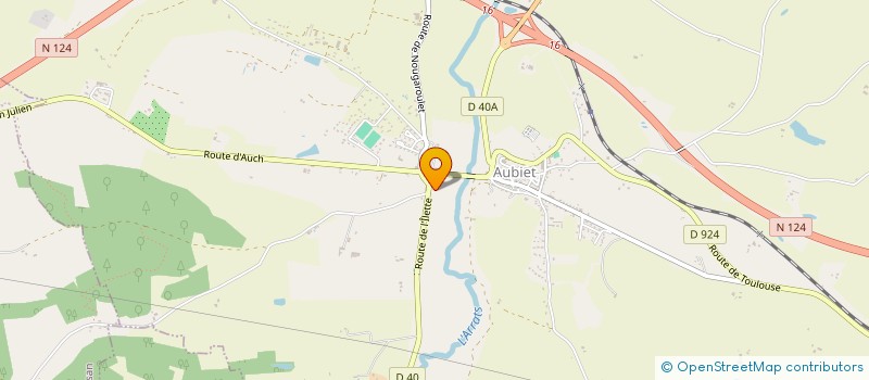 localisation de l'entreprise KD ENTREPRISE  AUBIET