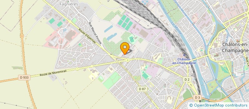 localisation de l'entreprise KD EXPRESS  CHALONS-EN-CHAMPAGNE