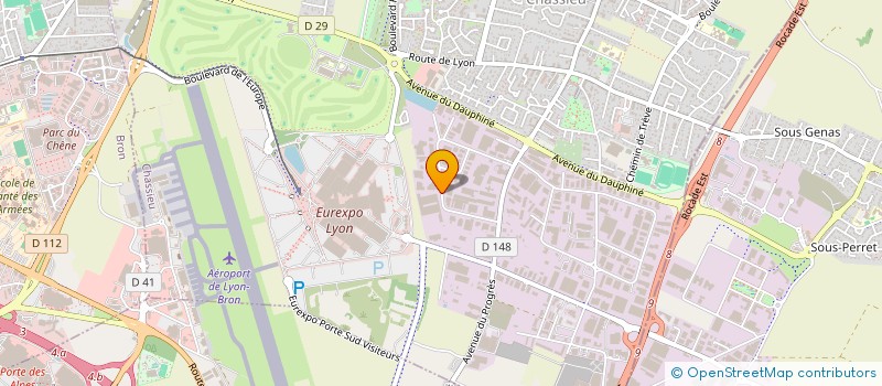 localisation de l'entreprise KD FRANCE à CHASSIEU