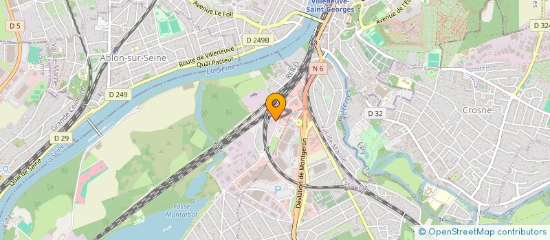 localisation de l'entreprise KD GARAGE  VIGNEUX-SUR-SEINE